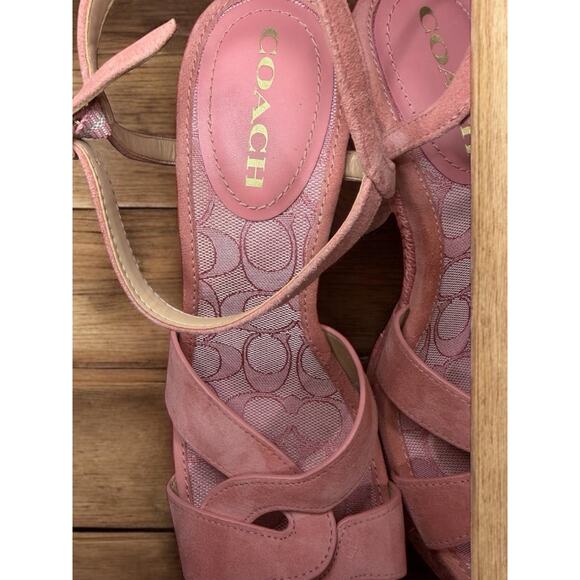 Coach C2314 Talina Platform Sandal Size 9.5B - Picture 5 of 10